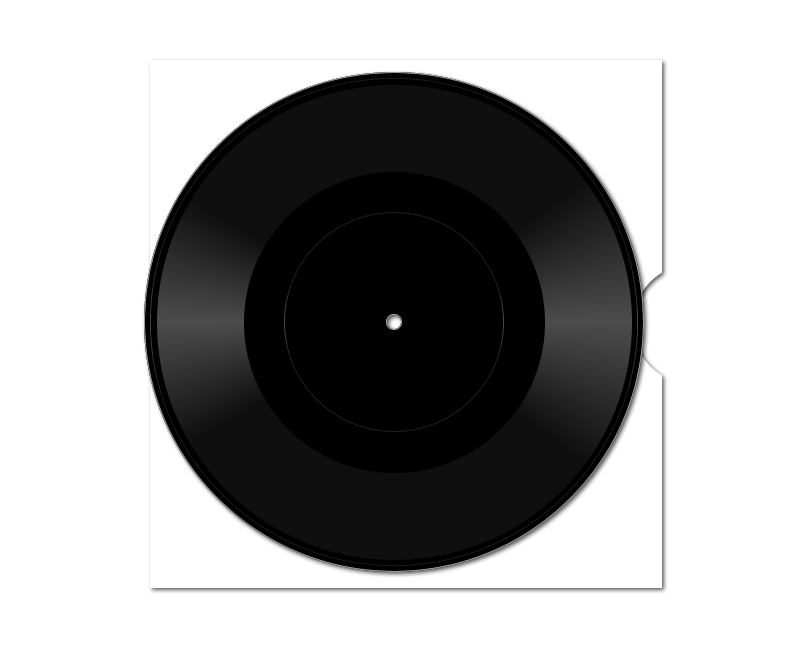 vinyl 10-inch vinyl single dubplate (black) {no label} [on sleeve]1